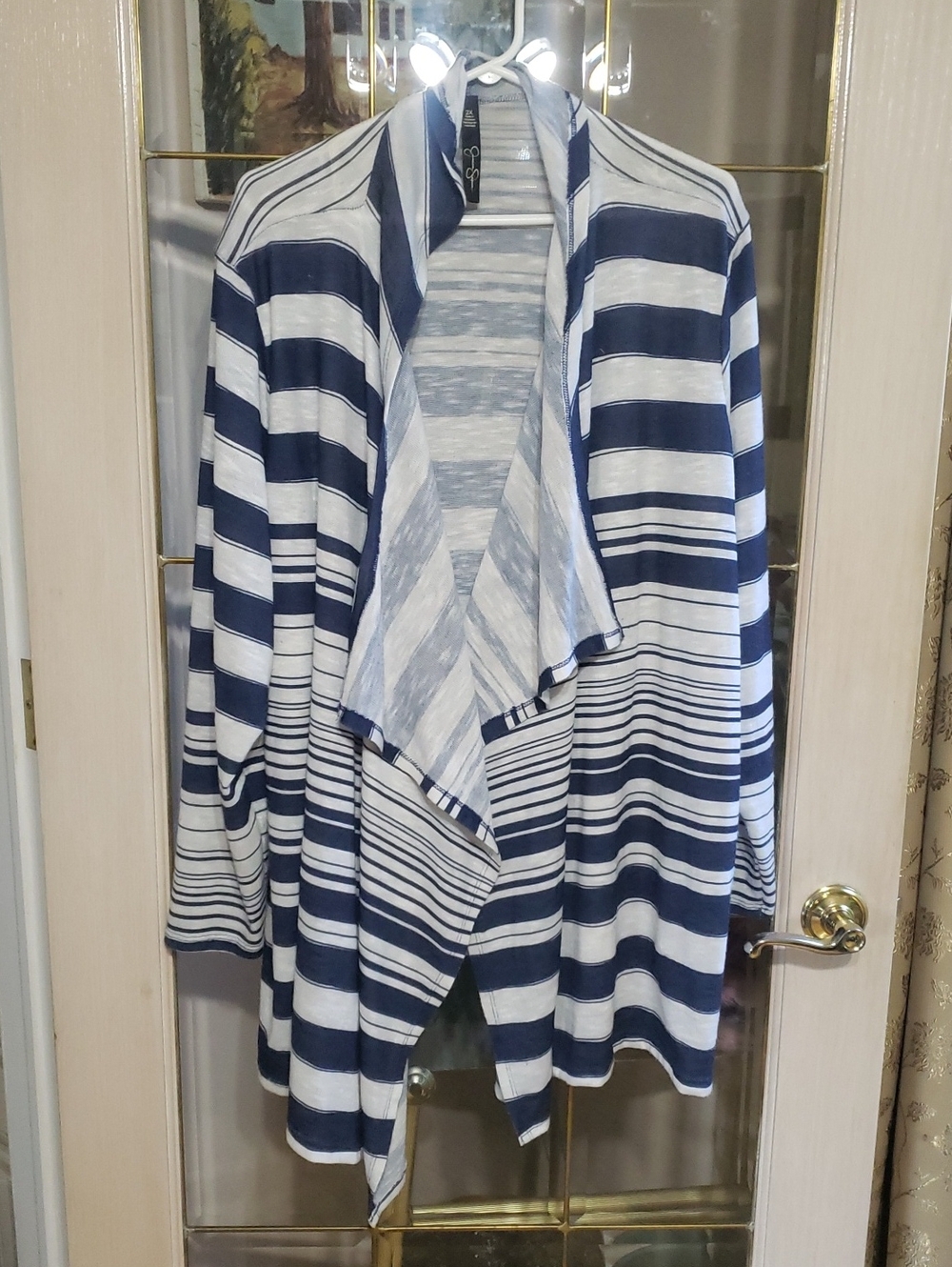 Jessica Simpson Wearable Art Cover Up Jacket Blouse Shirt Top Artsy. Soze 2X